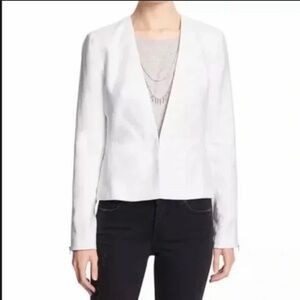 Banana Republic Peplum 100% Linen Blazer/Jacket Size 4
